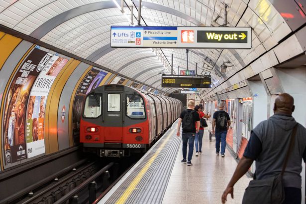underground train in london